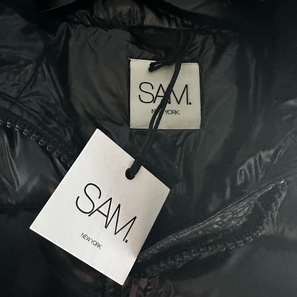 Black Sam puffer coat women